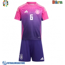 Fotballdrakt Barn Tyskland Joshua Kimmich #6 Bortedraktsett EM 2024 Kortermet (+ Korte bukser)